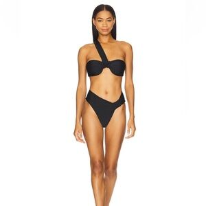 REVOLVE Black Asymmetrical Bikini